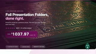 Foil Presentation Folders