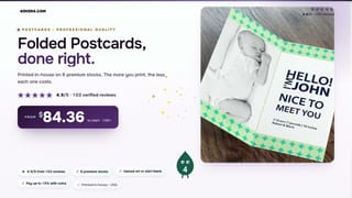 Folded Postcards