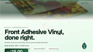 Front Adhesive Vinyl
