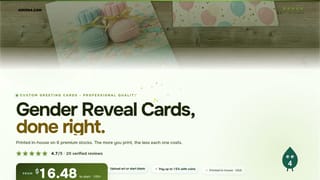 Gender Reveal Cards