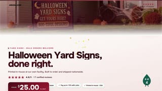Halloween Yard Signs