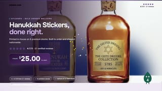 Hanukkah Stickers
