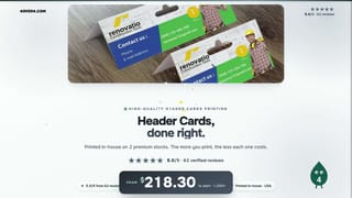 Header Cards