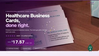 Healthcare Business Cards