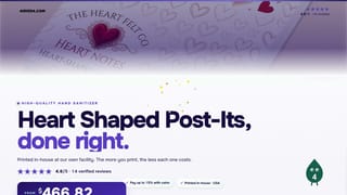 Heart Shaped Post-Its