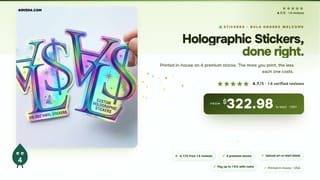 Holographic Stickers