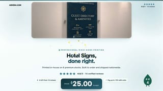 Hotel Signs