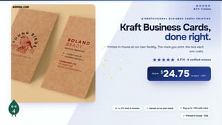Kraft Business Cards