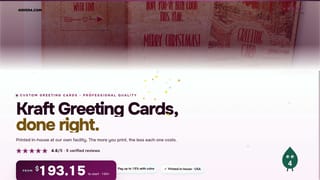 Kraft Greeting Cards