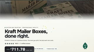 Kraft Mailer Boxes