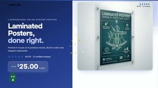 Laminated Posters