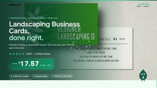 Landscaping Business Cards