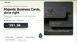 Majestic Business Cards