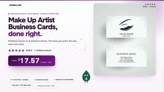 Make Up Artist Business Cards