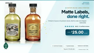 Matte Labels
