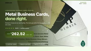 Metal Business Cards
