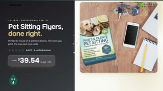 Pet Sitting Flyers