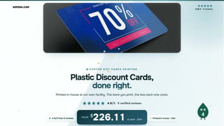 Plastic Discount Cards