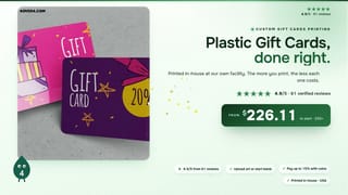 Plastic Gift Cards