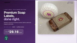 Premium Soap Labels