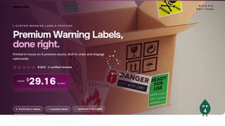 Premium Warning Labels