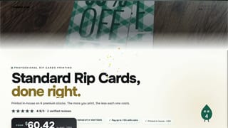 Standard Rip Cards