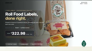 Roll Food Labels