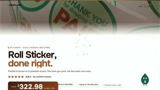 Roll Sticker