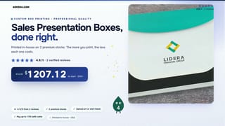 Sales Presentation Boxes