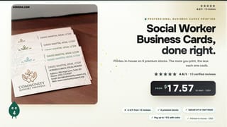 Social Worker Business Cards