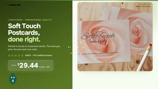 Soft Touch Postcards