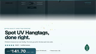 Spot UV Hangtags
