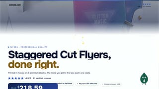 Staggered Cut Flyers