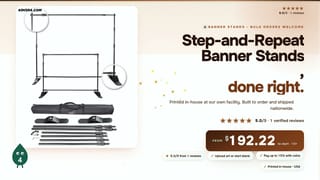 Step-and-Repeat Banner Stands
