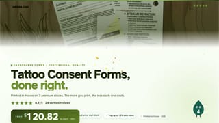 Tattoo Consent Forms