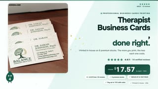 Therapist Business Cards