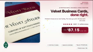 Velvet Business Cards