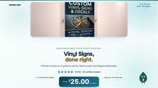 Vinyl Signs