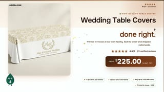 Wedding Table Covers