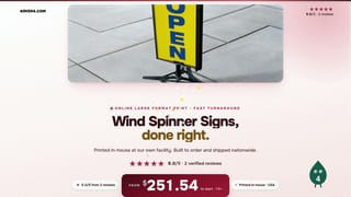 Wind Spinner Signs