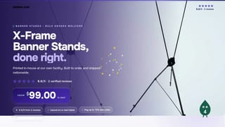 X-Frame Banner Stands