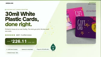 30mil White Plastic Cards product video