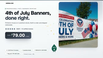 4th of July Banners product video