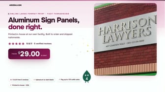 Aluminum Sign Panels product video