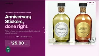 Anniversary Stickers product video