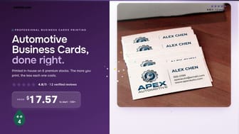 Automotive Business Cards product video