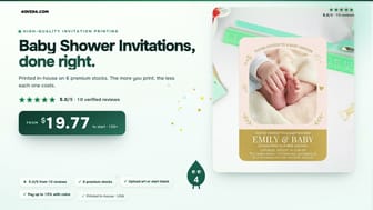 Baby Shower Invitations product video