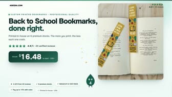 Back to School Bookmarks product video
