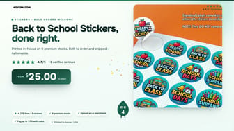 Back to School Stickers product video