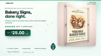 Bakery Signs product video